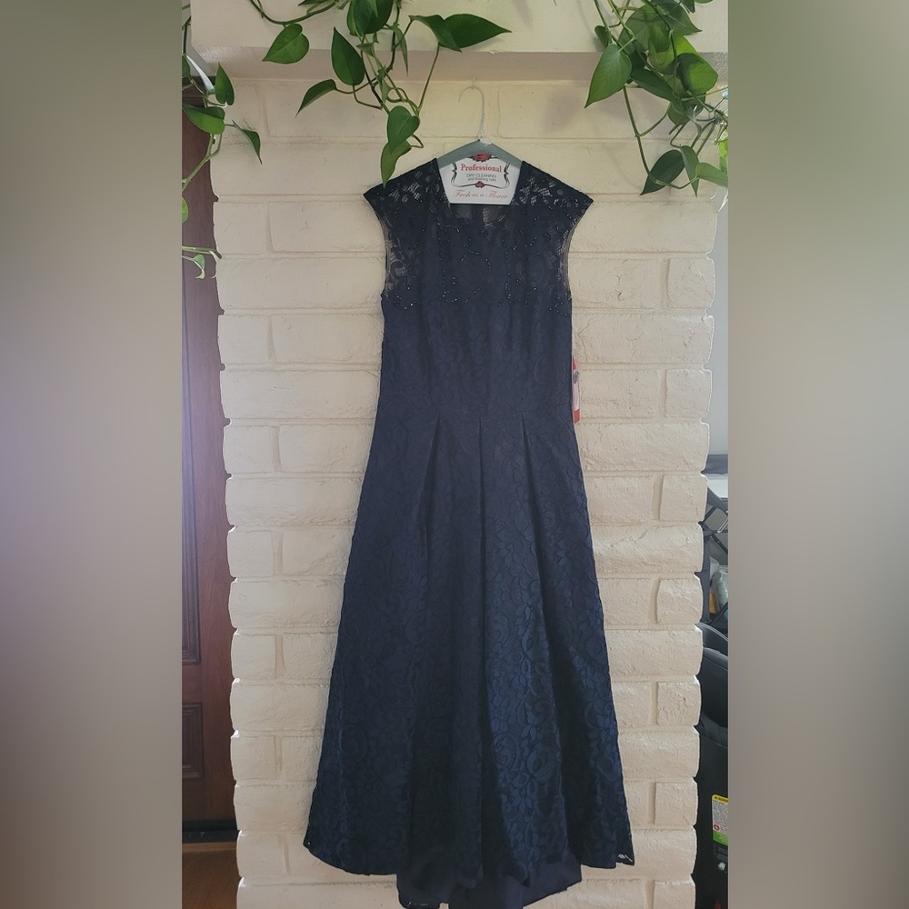 NWT Navy blue semi formal gown